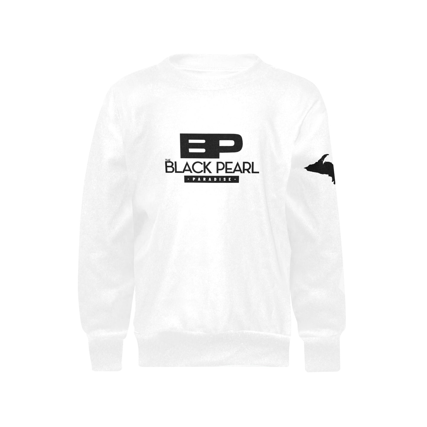 Girls' All Over Print Crew Neck Sweater(H49)