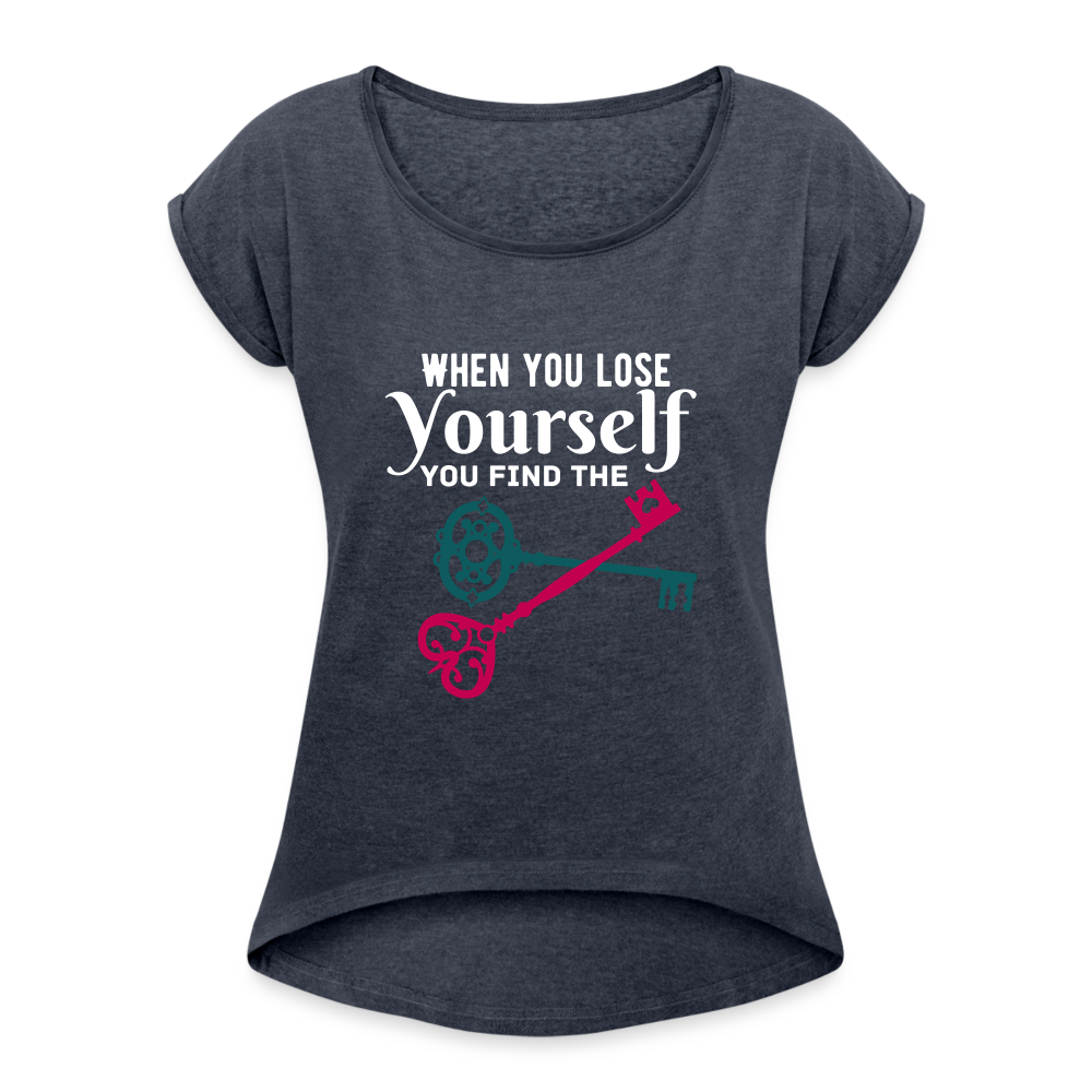 Keys to Paradise T - navy heather