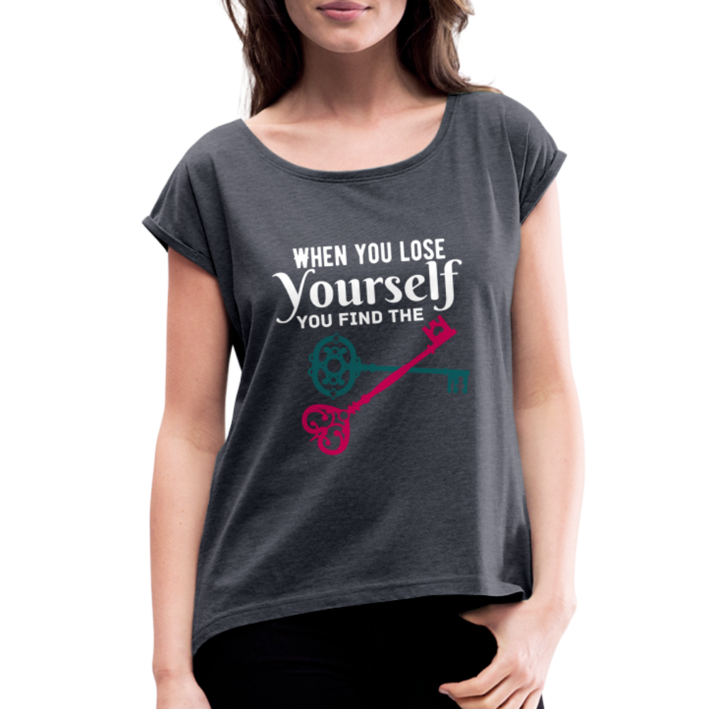 Keys to Paradise T - navy heather
