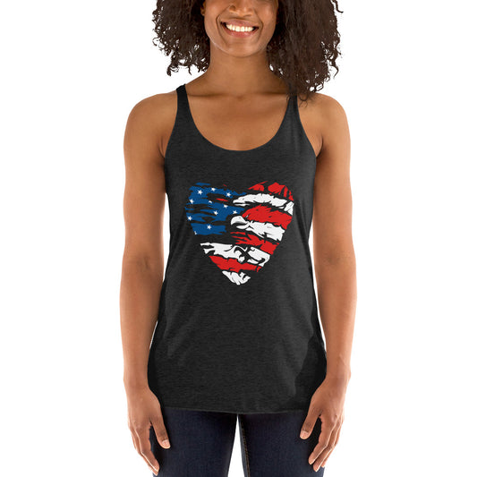 Eagle Heart Racerback Tank