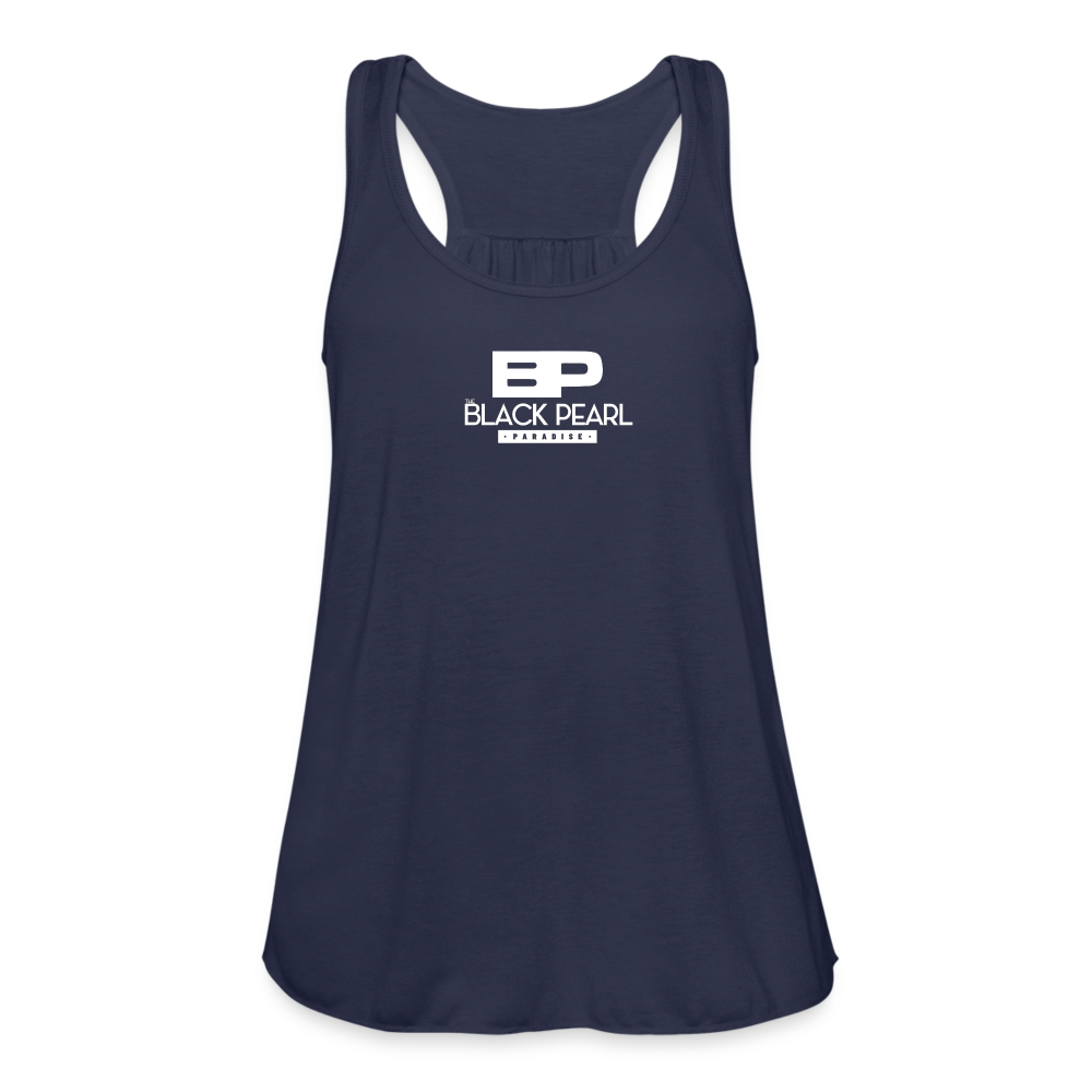 Women's Flowy Tank Top by Bella - navy